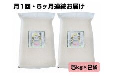 No.093 【10kg・5ヶ月連続お届け】行田のお米　忍城献上米［むかさ商店］ ／ 精米 白米 定期便 埼玉県