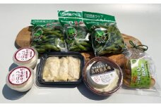 No.286 行田在来青大豆　豆まみれセット ／ 朝採れ 枝豆 豆腐 ゆば クッキー 埼玉県 特産品