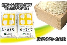 No.297 行田市産「彩のきずな」精米10kg（5kg×2） ／ お米 白米 ごはん 埼玉県 特産品