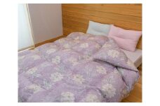 No.175 ダブルロングサイズ　上質羽毛掛ふとん（秩父市内産） ／ 寝具 掛布団 埼玉県 特産