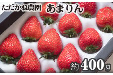 No.228 あまりん　ただかね農園　約400g ／ 果物 フルーツ 苺 イチゴ 埼玉県 秩父