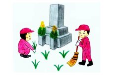 No.321 墓地の除草（秩父聖地公園を除く市内の墓地） ／ お墓 墓所 清掃 草取り 埼玉県