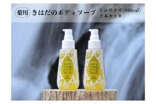 No.344 薬用きはだのボディソープ　ミニサイズ2本セット ／ オウバクエキス 保湿 殺菌 埼玉県