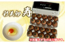 No.424 彩美卵　寿　30個 ／ たまご 濃厚 新鮮 埼玉県