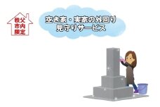 No.618 空き家・実家の外回り見守りサービス ／ 年3回 あきや みまもり 見回り 簡単なゴミ拾い 草むしり 郵便ポスト内整理 郵便物転送 手入れ 片付け 埼玉県