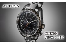 CITIZEN ATTESA CB0286-61E | シチズン citizen アテッサ 腕時計 時計 正規品 メンズ ビジネス スーツ カジュアル フォーマル 贈答 贈答用 ギフト プレゼント 父の日 国内製造 国産 電波 ソーラー エコドライブ サファイアガラス チタニウム スーパーチタニウム 10気圧防水 防水 埼玉県 所沢市