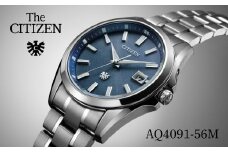 シチズン 腕時計 THE CITIZEN AQ4091-56M | citizen ザシチズン 時計 正規品 メンズ ビジネス スーツ カジュアル フォーマル 贈答 贈答用 ギフト プレゼント 父の日 国内製造 国産 ソーラー エコドライブ ジャパンブルー ブルー サファイアガラス スーパーチタニウム チタニウム 10気圧防水 防水 埼玉県 所沢市