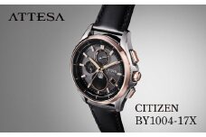 CITIZEN ATTESA BY1004-17X | シチズン citizen アテッサ 腕時計 時計 正規品 メンズ ビジネス スーツ カジュアル フォーマル 贈答 贈答用 ギフト プレゼント 父の日 国内製造 国産 電波 ソーラー エコドライブ サファイアガラス チタニウム スーパーチタニウム 10気圧防水 防水 ビジネス スーツ カジュアル レザー カーフレザー 埼玉県 所沢市