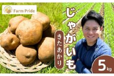 Farm Prideが育てた じゃがいも きたあかり 5kg | じゃがいも きたあかり キタアカリ 野菜 料理 ポテトサラダ じゃがバター 産地直送 株式会社farmpride 埼玉県 所沢市