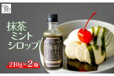 シロップ 抹茶ミントシロップ 2個セット | 抹茶 シロップ ミント 狭山抹茶 ソース  デザート かき氷 手作り お取り寄せ ギフト 贈答 贈り物 お土産 プレゼント おすすめ 人気 ハテナソース HATENASAUCE 埼玉県 所沢市