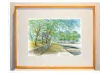 山本二三 複製画「飯能河原(1)」[52210862]