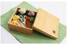 100年ヒノキ（西川材）のお弁当箱 [52210894]