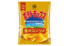 湖池屋　ポテトチップス金のコンソメ　55g×12袋入　ポテトチップス ポテチ じゃがいも 湖池屋 おやつ お菓子 スナック菓子 