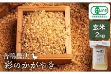 合鴨農法　彩のかがやき玄米　2kg