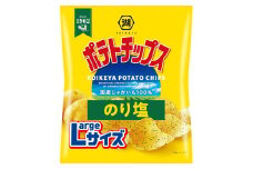 湖池屋のLサイズポテトチップスのり塩　112ｇ×12袋　ポテトチップス ポテチ じゃがいも 湖池屋 おやつ お菓子 スナック菓子 