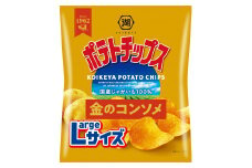 湖池屋のLサイズポテトチップス金のコンソメ112ｇ×12袋　ポテトチップス ポテチ じゃがいも 湖池屋 おやつ お菓子 スナック菓子 