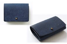 お札を折らない ミニ 財布 05 ブルー