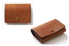 お札を折らない ミニ 財布 02 ブラウン