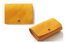 お札を折らない ミニ 財布 01 イエロー