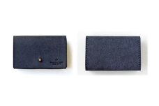 ガバッと開く名刺入れ兼カードケース 06 ネイビー