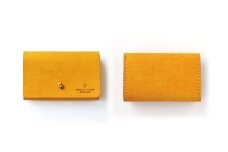 ガバッと開く名刺入れ兼カードケース 01 イエロー