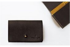 ガバッと開く名刺入れ兼カードケース 16 ブラックイエロー