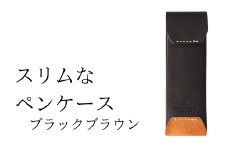 スリムなペンケース　02 ブラックブラウン(全18色)【学校】勉強 仕事 オフェス デスクワーク 小物入れ 小物 父の日 贈物 プレゼント ギフト 雑貨 埼玉県 加須市 加須 お取り寄せ 送料無料 送料込み 返礼品 故郷 納税 コンパクト 文房具 ペンケース