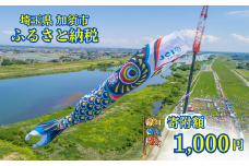 【返礼品なしの寄附】 1000円で加須市を応援！ 埼玉県 加須市 寄附のみ 返礼品なし
