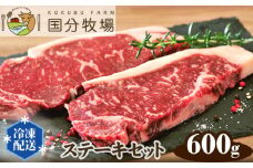 ＜国産牛＞ステーキセット 600g | 国産牛 国産 お肉 牛肉 サーロイン リブロース 肩ロース ミスジ ステーキ 真空 冷凍 詰め合わせ セット プレミアム グリル レストランクオリティ 贅沢 ビーフ 肉 美味しい 贈り物 プレゼント 贈答用 メインディッシュ フード 国分牧場 埼玉県 東松山市