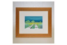「花々の調べ（インチ）」【 版画 額付 小暮真望 東松山 埼玉県 芸術 美術 風景 自然 送料無料 福島県 尾瀬大江湿原 バージョン 美しい ギャラリー アーティスト アート ART art 芸術 デザイン インテリア 絵画 限定版 芸術品 オリジナル 】