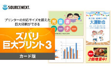 パソコンソフト ズバリ巨大プリント 3 カード版 | パソコン PCソフト PC関連 おすすめ オススメ パソコン用品 ソフトウェア プリンター 印刷 スキャナー ソースネクスト 埼玉県 東松山市