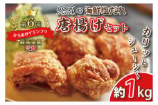 BS001【第6回からあげグランプリ最高金賞受賞】春日部市　光苑の海鮮塩だれ唐揚げセット