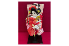 AR003-1 押絵羽子板　女物20号(約60cm)　飾り台付