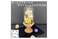 AJ163-1 プリザーブドフラワー【清華/うす茶】春日部市 シュガーパイン