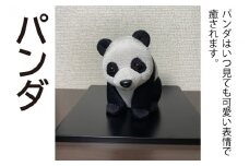 CP018-1 木目込み人形　パンダ