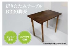 折りたたみテーブルB220脚長(BT011)