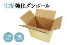 ダンボール 宅配 100サイズ 強化ダンボール10枚セット(CX008)