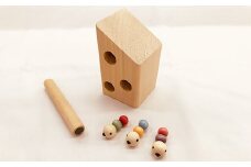 おもちゃ 玩具 積み木 むしハウス 知育 誕生日 クリスマス プレゼント ひのき 木のおもちゃ 日本グッドトイ ひっつきむし シリーズ