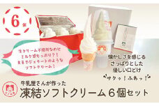 ソフトクリーム 6個 スイーツ デザート 個包装 手作り 卵 保存料 不使用 おやつ 小分け アイスクリーム ギフト プレゼント 牛乳屋さんが作った ソフトクリーム モア松屋 埼玉県 羽生市