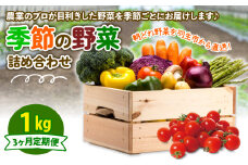 定期便 季節 野菜 詰め合わせ 1kg 3ヶ月 連続お届け 果物 産地直送 朝どれ フルーツトマト ほうれんそう 白菜 キャベツ ブロッコリー そら豆 ヤングコーン とうもろこし 枝豆 ピーマン 唐辛子 パプリカ 水 ナス オクラ キュウリ カリフローレ とれたて  濃厚 ごほうびとまと 株式会社風の子ファーム 埼玉県 羽生市