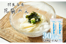 ひやむぎ 30人前 ( 200g × 15入 ) 常温 明治六年創業 武州羽生名産 花袋ひやむぎ 冷や麦 麺 そば 家庭用 大容量 中元 贈答 贈り物 ギフト お取り寄せ 羽生 名産