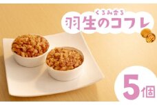 焼き菓子 羽生のコフレ 5個 セット くるみ 焼菓子 お菓子 洋菓子 胡桃 デザート スイーツ 母の日 父の日 敬老の日 お中元 お歳暮 ギフト プレゼント 人気 ウィンズ・アーク 埼玉県 羽生市
