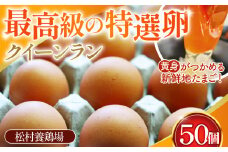 No.099 黄身がつかめる新鮮地たまご クイーンラン 赤玉 50個入