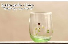 No.185 【吹きガラス作家 鈴木知子】horizon garden －Clover― ［グラス］  