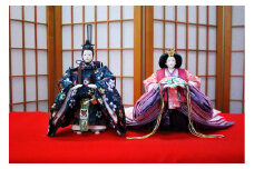 No.326 京都西陣織金襴・立雛［森田人形製作］雛人形 ひな人形