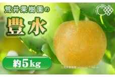No.526 【先行予約】荒井果樹園の豊水　約5kg ／ フルーツ 果汁 果物 梨 なし ナシ 甘み 埼玉県