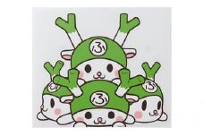 ふっかちゃんがいっぱい！　ふっかちゃんステッカー３種セット　【11218-0053】