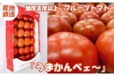 フルーツトマト『うまかんべェ～』　24～30個入り　【11218-0328】