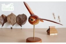 木工品【飛ぶフクロウ】　工房西岡　【11218-0580】