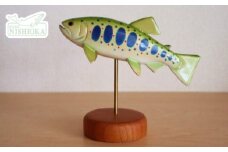 木工品【アマゴ台付き】　工房西岡　【11218-0593】